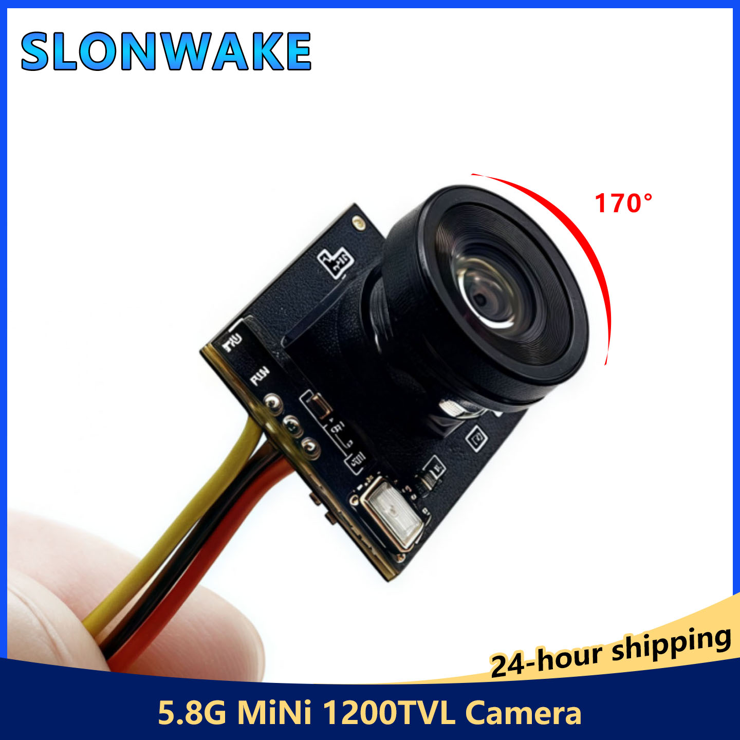 Drone Camera Wide Angle - كاميرا SLONWAKE Ultra Mini 5.8G FPV