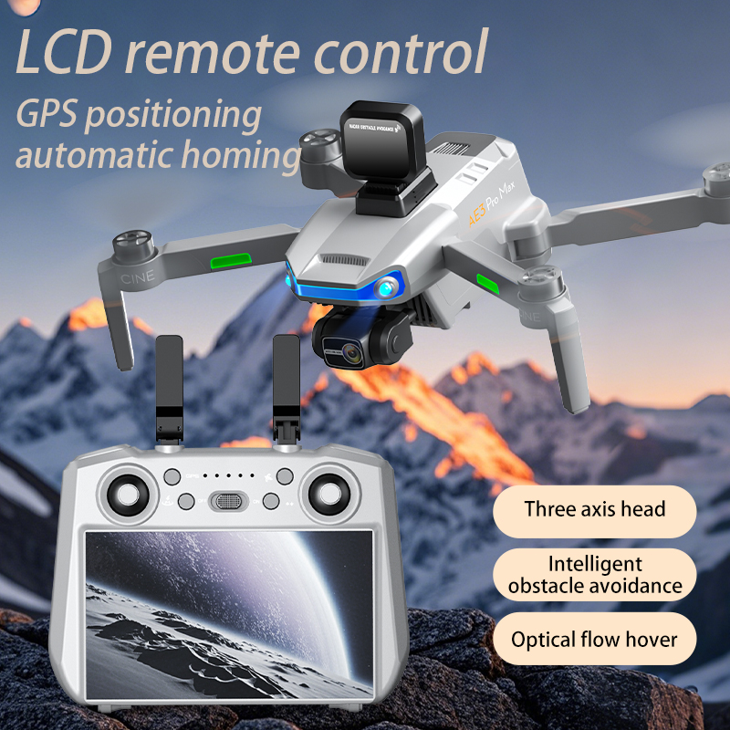 AE3 PRO Max جديد LCD SC نظام ت - مراجعة Drone Camera Professional وسعره
