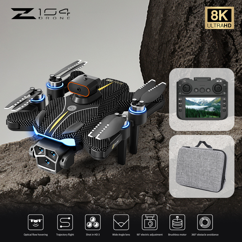 Z104 RC الطائرة بدون طيار واسع - مراجعة Drone Camera Wide Angle وسعره