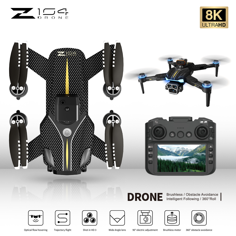 Z104 RC الطائرة بدون طيار واسع - مراجعة Drone Camera Wide Angle وسعره