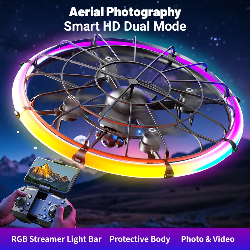 طائرة JJRC H145 UFO RC بدون طي - مراجعة Drone Camera Lens وسعره