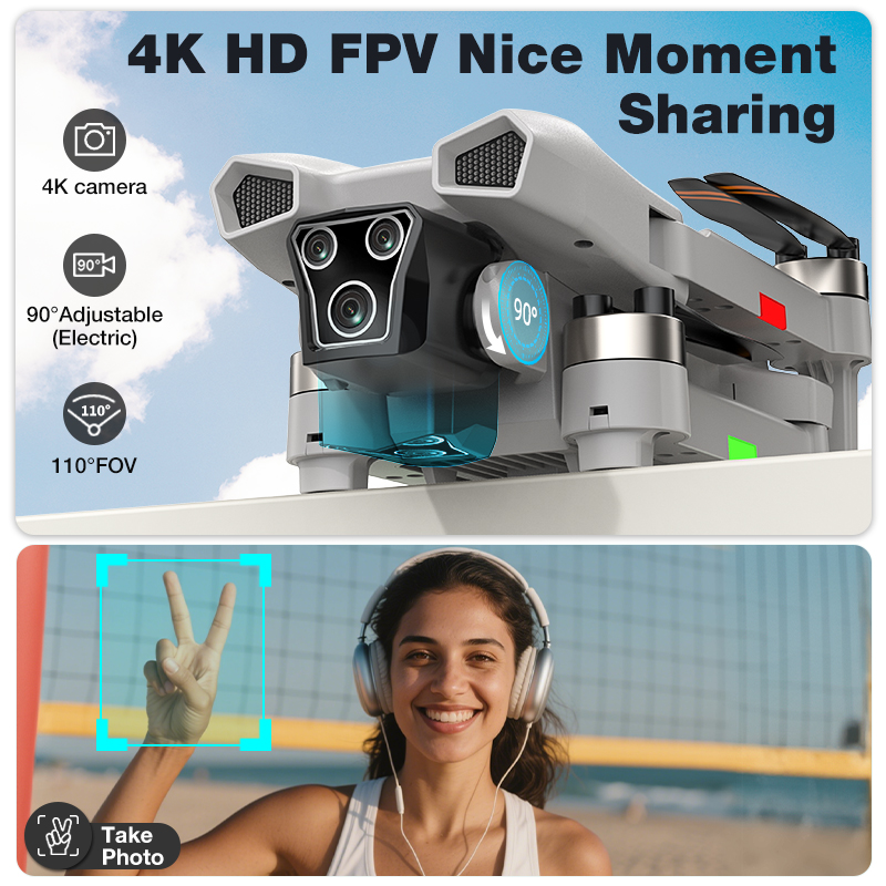 طائرة بدون طيار L017 Pro جديدة - مراجعة Drone Camera Lens وسعره